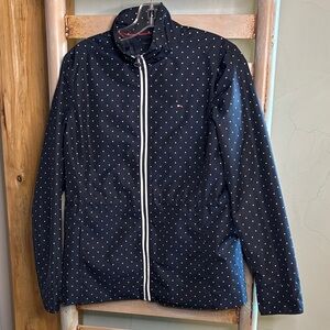 Women’s Small Tommy Hilfiger Navy Polka Dot Jacket